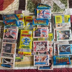 Vintage Baseball Trading Cards Collection
